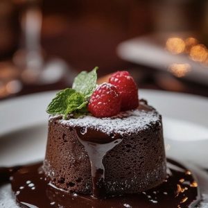 Cœur coulant au chocolat