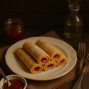 Crêpe à la confiture