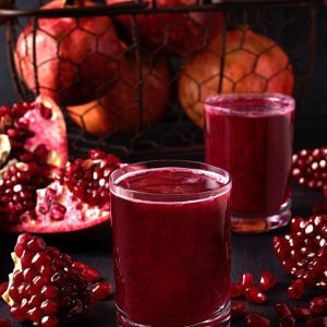 Jus de grenades pressées