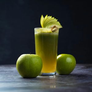 Jus de pommes pressées