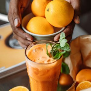 Jus d'oranges pressées