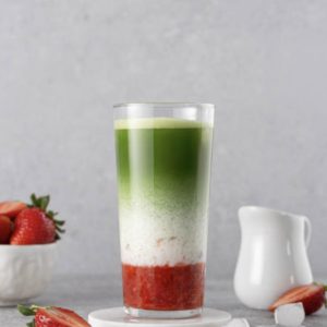 Matcha Latte Fraise